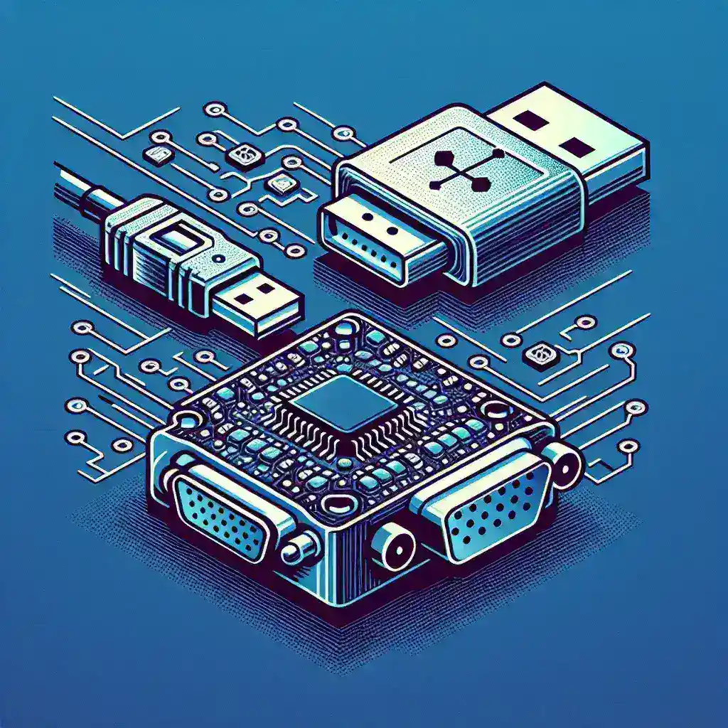 Are there USB to VGA adapters with dedicated graphic chips?