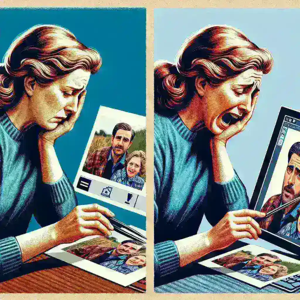 How do I recover a photo that was accidentally cropped?